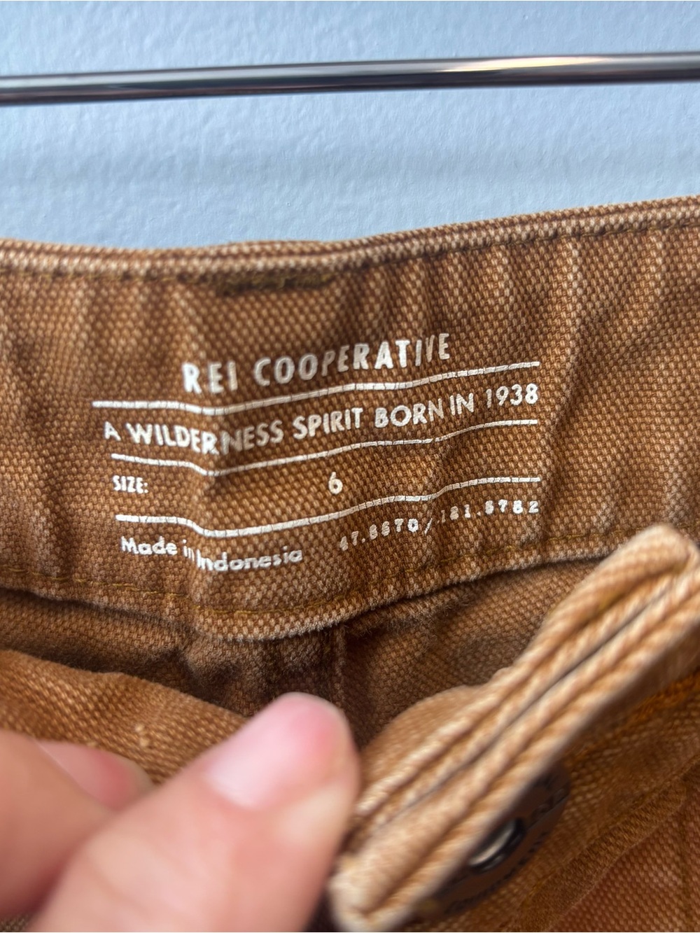 REI womens trailsmith pants double knee canvas size 6 - Picture 7 of 13